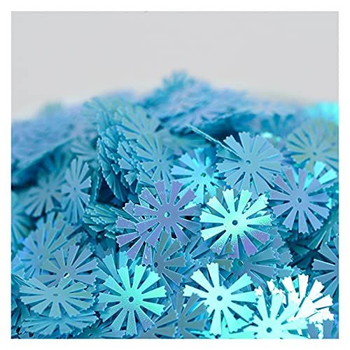 Craft Embellishments Pailletten, 10 gr/los 15mm Sunflower PVC Paillette Lose Pailletten(Blue) von HBALDTEDC