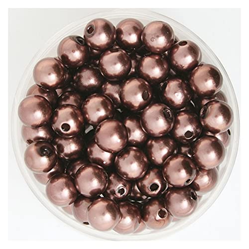 HBALDTEDC Faux Pearls Perlen, Acrylperlen, 6 mm, Mehrfarbig, 500 Stück, zur Schmuckherstellung, DIY-Armband, Halskette(13) von HBALDTEDC