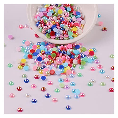 HBALDTEDC Faux Pearls Perlen, Halbrunde, Flache Rückseite, Acryl-Imitationsperlen, 3 mm, Mehrfarbig, for Basteln, DIY-Schmuckzubehör, 500 Stück HBALDTEDC Faux Pearls Perlen, Halbrunde, Flache Rückseite, Acryl-Imitationsperlen, 3 mm, Mehrfarbig, for Basteln, DIY-Schmuckzubehör, 500 Stück von HBALDTEDC