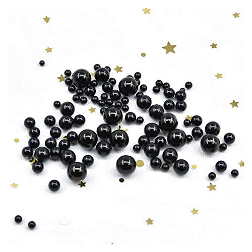 HBALDTEDC Faux Pearls Perlen, Kunstperlen, ohne Loch, rund, Zubehör zur Schmuckherstellung, Mehrfarbig, 3–10 mm, 20 g(7) von HBALDTEDC