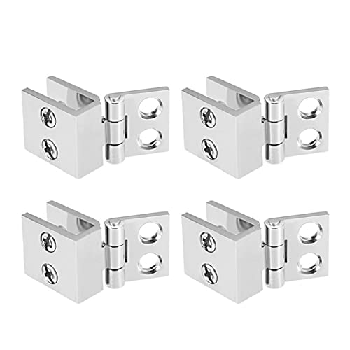 HBALDTEDC Glasklammer-Clip, 4 stücke for 5-8mm Dicke Glas Tür Scharnier Legierung Glas Klemme 0 Grad Halten Glas Bord HBALDTEDC Glasklammer-Clip, 4 stücke for 5-8mm Dicke Glas Tür Scharnier Legierung Glas Klemme 0 Grad Halten Glas Bord von HBALDTEDC