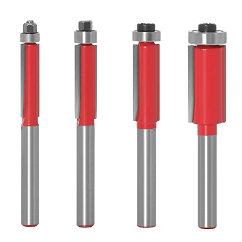 HBALDTEDC Kantenformende Router Bit, 1 Stück 6 mm 1/4 Schaft Flush Trim Router Bit Endlager for Holzbearbeitung Schneidwerkzeug 6.35X6.35(6.35X6.35) von HBALDTEDC