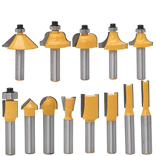 HBALDTEDC Kantenformende Router Bit, 1 stücke 8mm Schaft Holz Router Bit Gerade Ende Mühle Trimmer Reinigung Flush Trim Ecke NO13(NO2) von HBALDTEDC