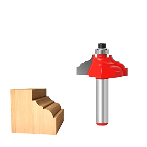 HBALDTEDC Kantenformende Router Bit, 8mm Schaft Holz Router Bit Gerade Ende Mühle Trimmer Reinigung Flush 8X33(8X33) von HBALDTEDC