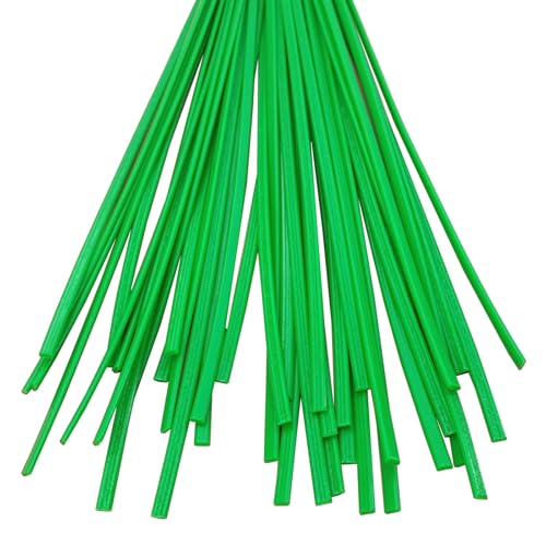 HBALDTEDC Kunststoffschweißdrähte， Kunststoff-Schweißstäbe, Schweißstäbe, PP-Material, Doppelstrang, 50 Stück, Rot(Green) von HBALDTEDC