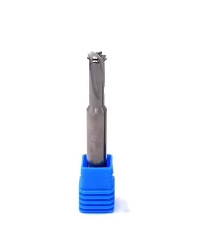 Hartmetall-Schaftfräser， CNC-Gewindefräser aus Wolframstahl M3/M12 Fräser for Bohren, Gewindeschneiden und Anfasen(M8X1.25 1PCS) von HBALDTEDC