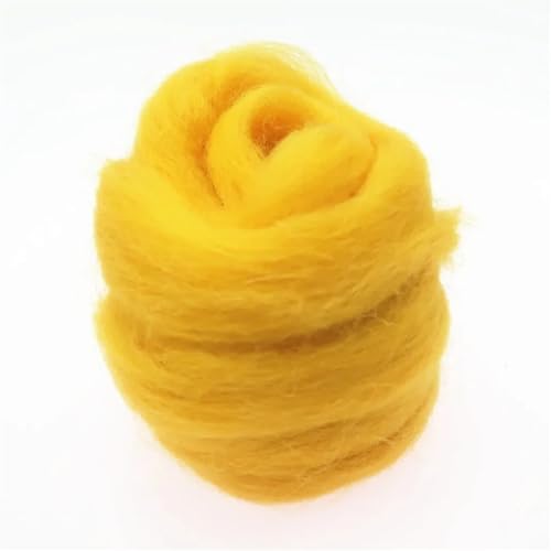 Wolle Filzen, Filzwolle, Faserfilz, Stoff, DIY, Basteln, mehrfarbig, Packung mit 4 Größen (10 g/20 g/50 g/100 g)(5,100g) von HBALDTEDC