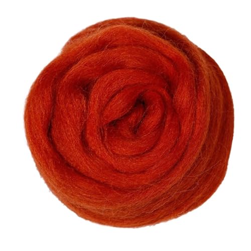 Wolle Filzen, Filzwolle-Roving for Nadelfilzen, mehrfarbig, Wollfaser, Filzstoff, DIY-Handwerk, handgefertigt, 12 Stück(Type 11) von HBALDTEDC