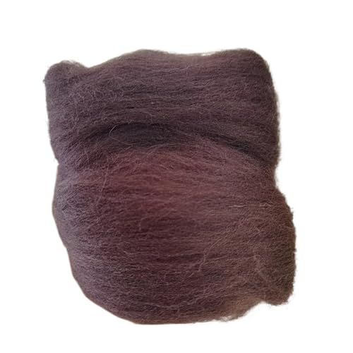 Wolle Filzen, Wollfaser-Nadelfilzen, Nassfilzen, handgefertigt, Spinnen, DIY-Bastelmaterialien, mehrfarbig, 10 g/20 g/50 g/100 g, 1 Beutel(46,10g) von HBALDTEDC