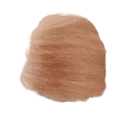 Wolle Filzen, Wollfaser-Nadelfilzen, Nassfilzen, handgefertigt, Spinnen, DIY-Bastelmaterialien, mehrfarbig, 10 g/20 g/50 g/100 g, 1 Beutel(54,100g) von HBALDTEDC
