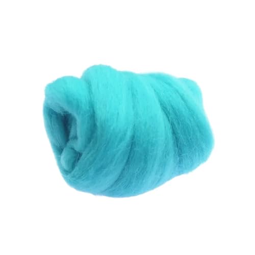 Wolle Filzen, Wollfaser for Nadelfilzen, mehrfarbig, 10 g bis 100 g, for Bastelarbeiten(49,100g) von HBALDTEDC