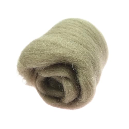 Wolle Filzen, Wollroving-Faser for Nadelfilzen, Nassfilzen, Handarbeit, Spinnen, DIY-Bastelmaterialien, mehrfarbig, mehrere Größen(21,20g) von HBALDTEDC