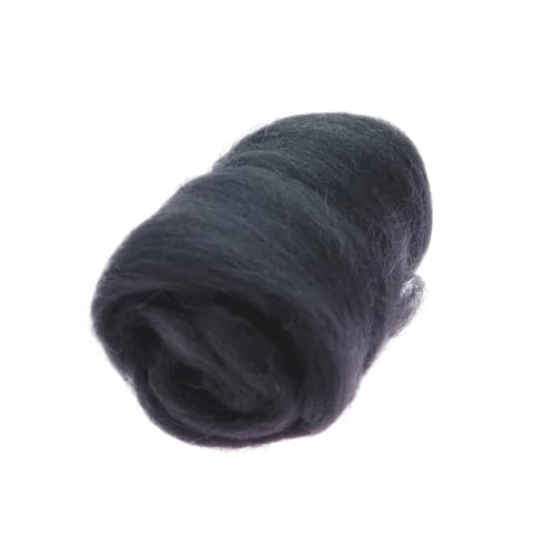 Wolle Filzen, Wollroving-Faser for Nadelfilzen, Nassfilzen, Handarbeit, Spinnen, DIY-Bastelmaterialien, mehrfarbig, mehrere Größen(47,100g) von HBALDTEDC