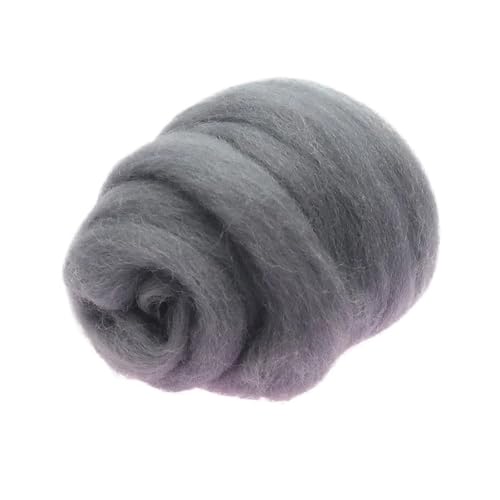 Wolle Filzen, Wollroving-Faser for Nadelfilzen, Nassfilzen, Handarbeit, Spinnen, DIY-Bastelmaterialien, mehrfarbig, mehrere Größen(65,100g) von HBALDTEDC