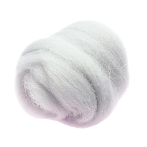 Wolle Filzen, Wollroving-Faser for Nadelfilzen, Nassfilzen, Handarbeit, Spinnen, DIY-Bastelmaterialien, mehrfarbig, mehrere Größen(88,100g) von HBALDTEDC