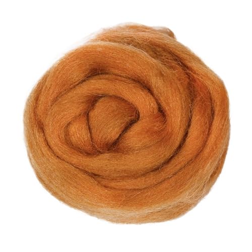 Wolle Filzen, Wollroving for Nadelfilzen DIY Multicolor Mehrere Größen Geeignet for Anfänger(42,10g) von HBALDTEDC