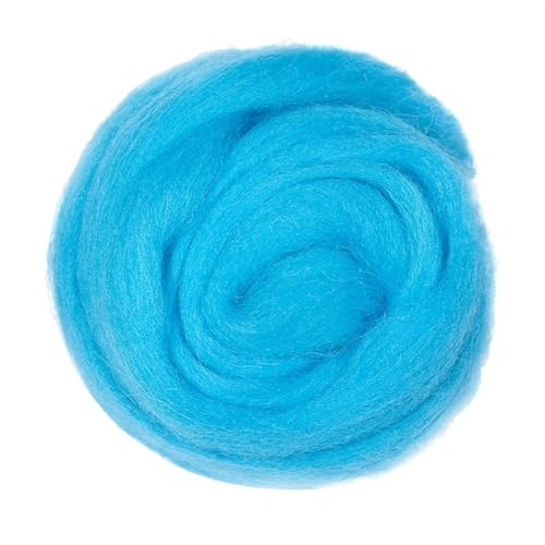 Wolle Filzen, Wollroving for Nadelfilzen DIY Multicolor Mehrere Größen Geeignet for Anfänger(49,10g) von HBALDTEDC