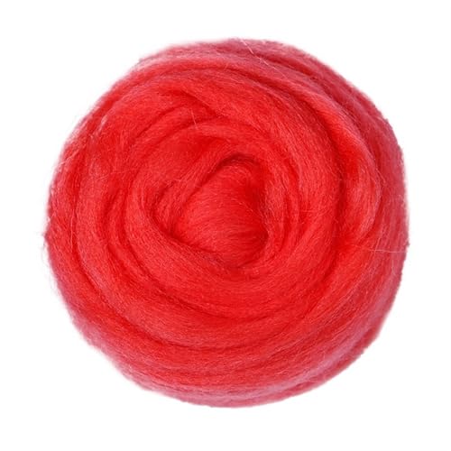 Wolle Filzen, Wollroving for Nadelfilzen DIY Multicolor Mehrere Größen Geeignet for Anfänger(61,10g) von HBALDTEDC