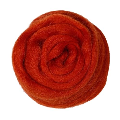 Wolle Filzen, Wollroving for Nadelfilzen DIY Multicolor Mehrere Größen Geeignet for Anfänger(66,10g) von HBALDTEDC