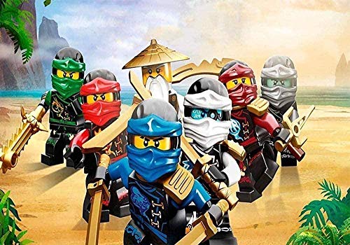 HBGLX Diamond Painting Kits für Erwachsene DIY 5D by Number Kits Halloween Horror Cartoon Japan Ninjago Vollbohrer Diamond Cross Stitch S, Exquisites Halloween Dekor Geschenk 40X50Cm von HBGLX