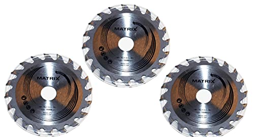 MATRIX Sägeblatt 85 x 15 x 1,2mm | 3 Stück | TCT Ersatzsägeblatt AKCS 12V Li 85mm 20 Zähne MATRIX Sägeblatt 85 x 15 x 1,2mm | 3 Stück | TCT Ersatzsägeblatt AKCS 12V Li 85mm 20 Zähne von HBH