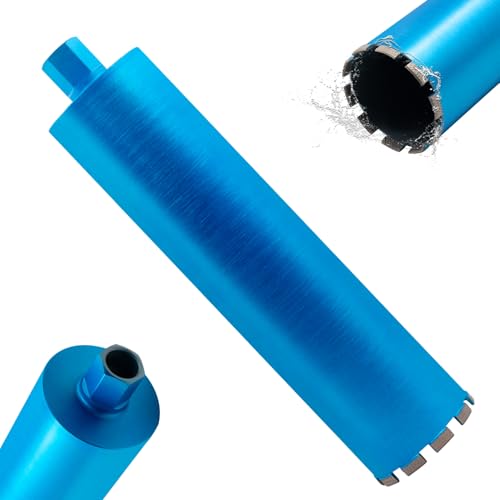 HBKEEN Diamantbohrkrone 1¼" UNC für Kernbohrkrone LASERGESCHWEIßT DM 152mm L 450 mm von HBKEEN