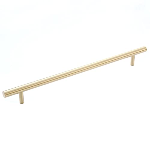 HBLZGBL Gold Möbelgriffe Küchenschrank Griffe - Messing - Küchenschrankbeschläge für Schranktüren, Schubladen, Schränke und Kleiderschränke (Size : 500mm) von HBLZGBL