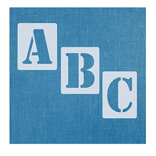 Schablone Buchstaben groß 10cm | 1 Satz Alphabet A-Z - 26 + 4 Sonderzeichen | Nr.05 Schablone Buchstaben groß 10cm | 1 Satz Alphabet A-Z - 26 + 4 Sonderzeichen | Nr.05 von HBM-Schablonenshop