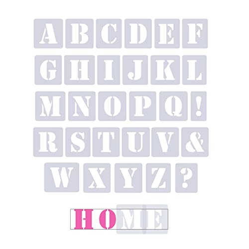 Schablone Buchstaben groß 3cm | 1 Satz Alphabet A-Z - 26 + 4 Sonderzeichen. | Set Nr.005 Schablone Buchstaben groß 3cm | 1 Satz Alphabet A-Z - 26 + 4 Sonderzeichen. | Set Nr.005 von HBM-Schablonenshop