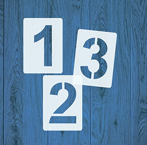 Zahlenschablone Nr.04 | Zahlenhöhe 15cm | 1 Satz Zahlen 0-9 | 10 einzelne Schablonen | Malerschablone | Wandschablone Zahlenschablone Nr.04 | Zahlenhöhe 15cm | 1 Satz Zahlen 0-9 | 10 einzelne Schablonen | Malerschablone | Wandschablone von HBM-Schablonenshop