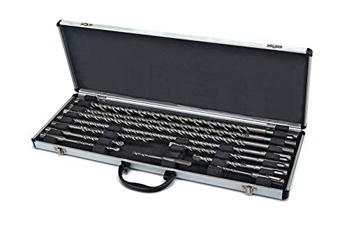 HBM 11-teiliges SDS-Bor-Set im Aluminiumkoffer von HBM