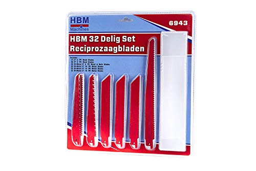 HBM 32-teiliger Säbelsägeblattsatz HBM 32-teiliger Säbelsägeblattsatz von HBM