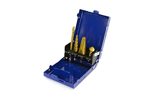HBM 4-teiliges TIN-Platten-Bohrset mit HEX-Anschluss HBM 4-teiliges TIN-Platten-Bohrset mit HEX-Anschluss von HBM