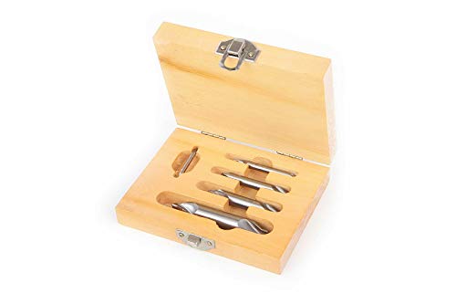 HBM 5 Stück HSS - 5% Kobalt Zentrierbohrer Set kurz von HBM
