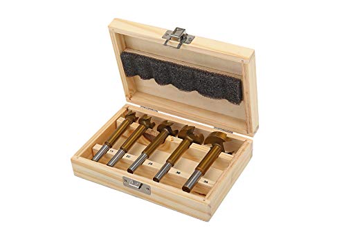 HBM 5-teiliges Scharnierbohrer-Set, Forstnerbohrer-Set 15 bis 35 mm HBM 5-teiliges Scharnierbohrer-Set, Forstnerbohrer-Set 15 bis 35 mm von HBM
