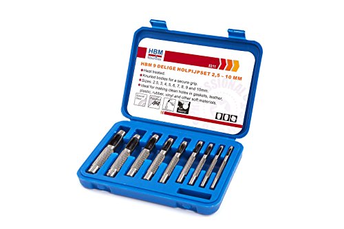 HBM 9-teiliger Locheisensatz 2,5-10 mm von HBM