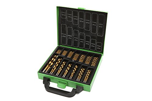 HBM 99-teiliger HSS-Bohrersatz mit TiN-Beschichtung von HBM