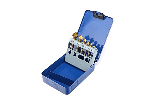 HBM sechsteilig HSS – TIN Senkwerkzeug-Set von HBM
