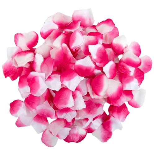 HBSDFGCK 1000 Stück Seidenrosenblätter Tischdekoration Konfetti Hochzeit Verlobung Party Dekor Valentinstag Gefälschte künstliche Blütenblätter den Tischaufsatz, Geburtstag(Type24) von HBSDFGCK