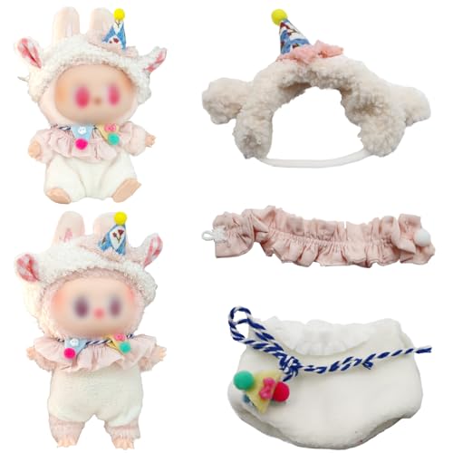 Bekleidung für 17cm Labubu Plüsch, Kleidung für Labubu Puppe, Labubu Kleidung, Labubu Puppenkleidung, Labubu Plüsch Schlüsselanhänger, Labubu Kleidung für 17 cm große Labubu Puppe Bekleidung für 17cm Labubu Plüsch, Kleidung für Labubu Puppe, Labubu Kleidung, Labubu Puppenkleidung, Labubu Plüsch Schlüsselanhänger, Labubu Kleidung für 17 cm große Labubu Puppe von HBSFBH