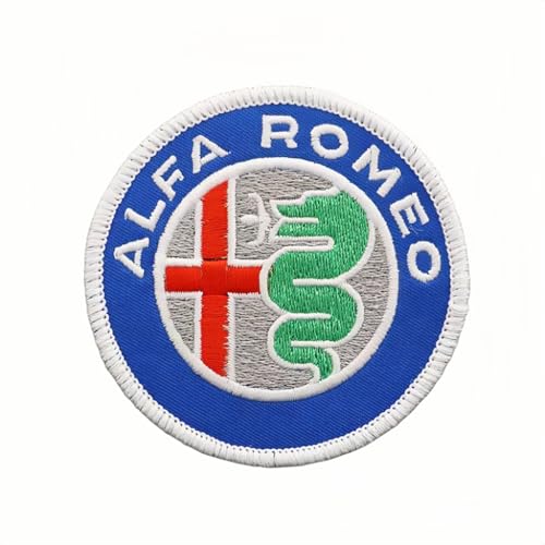 HBUNKT Auto Emblem Patches zum Aufbügeln für Alfa Romeo Giulia 2016-2022 2023, Patches Auto Emblem Bestickte Aufnäher zum Aufbügeln oder Aufnähen für Kleidung Hut Jeans Rucksäcke Zubehör HBUNKT Auto Emblem Patches zum Aufbügeln für Alfa Romeo Giulia 2016-2022 2023, Patches Auto Emblem Bestickte Aufnäher zum Aufbügeln oder Aufnähen für Kleidung Hut Jeans Rucksäcke Zubehör von HBUNKT