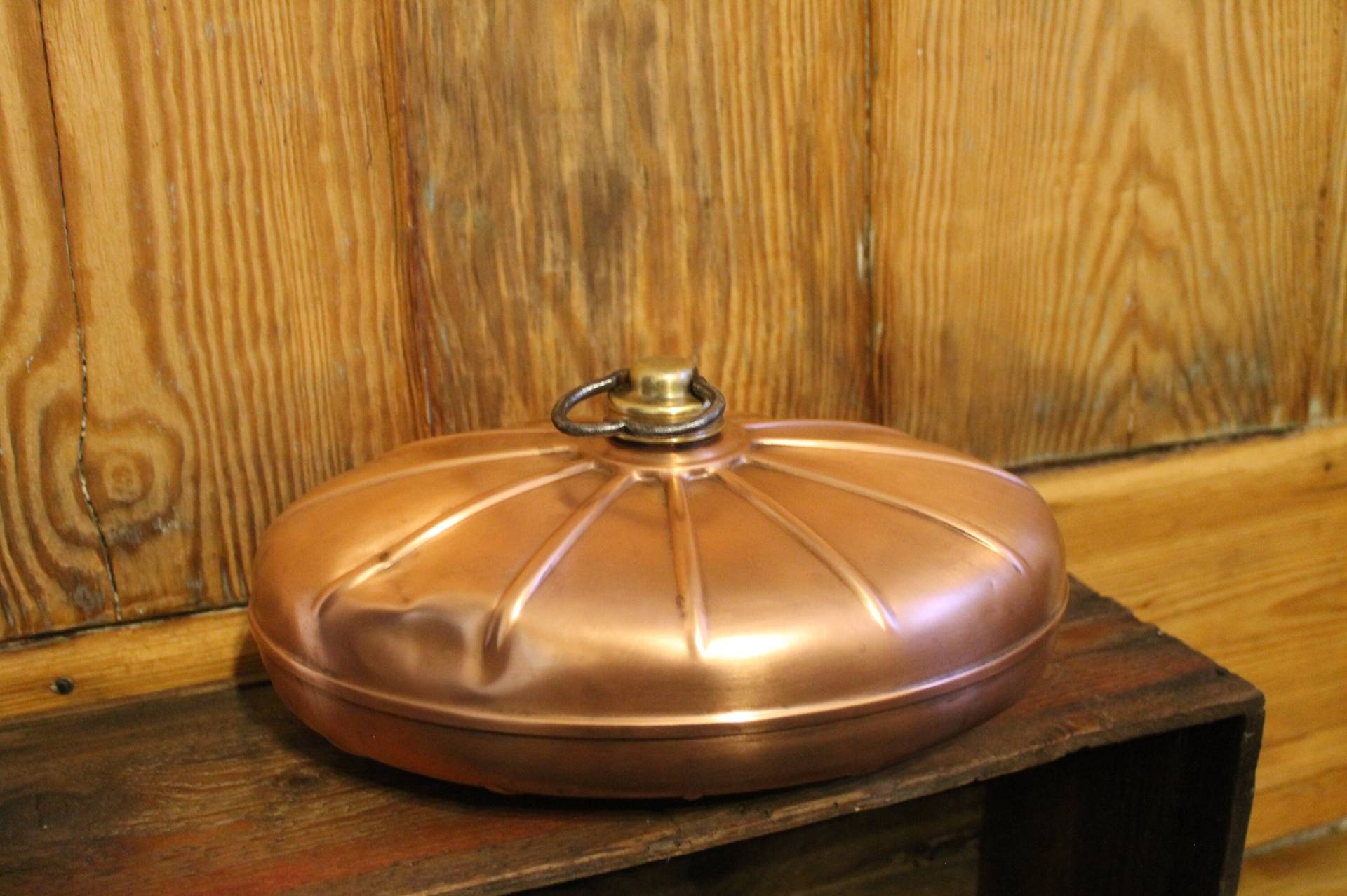 Selten Wunderschöne Antike Wärmflasche/Kupfer &messing Tolle Patina Brocante + Vintage Selten Wunderschöne Antike Wärmflasche/Kupfer &messing Tolle Patina Brocante + Vintage von HBVintageLaden