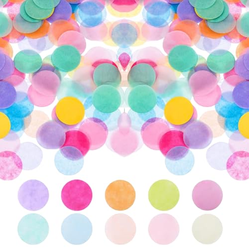 10 Stück Konfetti Bunt Mehrfarbig Runde Papierreste Runde Konfetti für Geburtstag Hochzeit Valentinstag Baby Dusche 10 Stück Konfetti Bunt Mehrfarbig Runde Papierreste Runde Konfetti für Geburtstag Hochzeit Valentinstag Baby Dusche von HBYMYDA