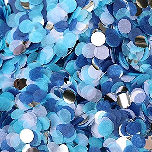 Papier Konfetti Runder Seidenpapier Tisch Konfetti Punkte für Hochzeit Geburtstag Party Dekoration 1 Zoll Weiß Blau Papier Konfetti Runder Seidenpapier Tisch Konfetti Punkte für Hochzeit Geburtstag Party Dekoration 1 Zoll Weiß Blau von HBYMYDA