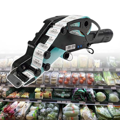 HCAUYNN 40 Mm/80 Mm Etikettenspender Mit Automatischer Erkennung, GroßEr Handetikettierer, Tragbarer Etikettierer Mit Akku,40MM HCAUYNN 40 Mm/80 Mm Etikettenspender Mit Automatischer Erkennung, GroßEr Handetikettierer, Tragbarer Etikettierer Mit Akku,40MM von HCAUYNN