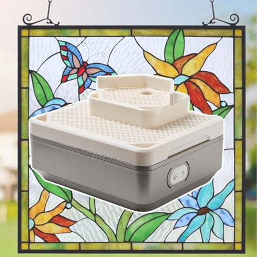 HCAUYNN Mini-Automatik-Wasserschleifmaschine FüR Buntglas, Professionelle Doppelschicht-Tischschleifmaschine, FüR Glasbearbeitung Und Heimdekoration HCAUYNN Mini-Automatik-Wasserschleifmaschine FüR Buntglas, Professionelle Doppelschicht-Tischschleifmaschine, FüR Glasbearbeitung Und Heimdekoration von HCAUYNN