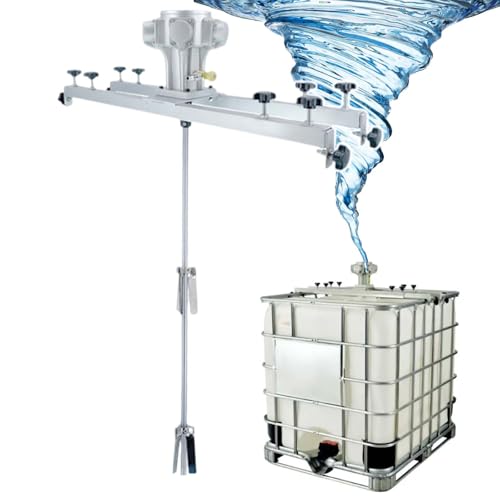 HCAUYNN RüHrwerk FüR FlüSsigtintenlöSer, Industrielles IBC-TankrüHrwerk, Leistungsstarker Farbmischer FüR Den Gewerblichen Einsatz, FüR Spritzarbeiten/Chemikalien/Lebensmittel/Textilien,1HorsePower HCAUYNN RüHrwerk FüR FlüSsigtintenlöSer, Industrielles IBC-TankrüHrwerk, Leistungsstarker Farbmischer FüR Den Gewerblichen Einsatz, FüR Spritzarbeiten/Chemikalien/Lebensmittel/Textilien,1HorsePower von HCAUYNN