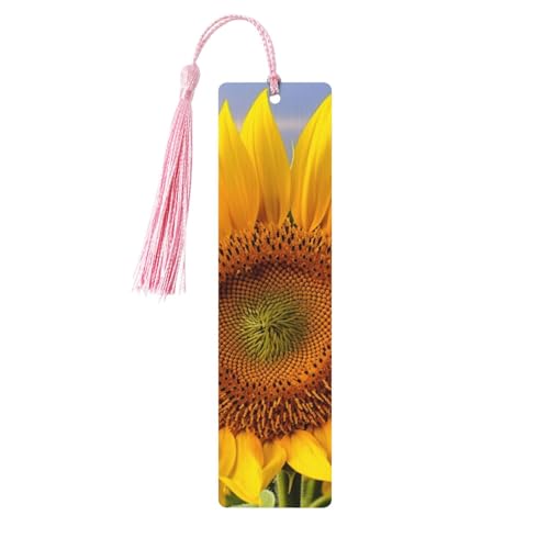 Goldgelbe Sonnenblumen-Lesezeichen, Holz-Lesezeichen für Buchliebhaber, handgefertigtes Holz-Lesezeichen mit Quaste, Lesezeichen, Ornament, Geschenkanhänger, Etiketten für Basteldekorationen Goldgelbe Sonnenblumen-Lesezeichen, Holz-Lesezeichen für Buchliebhaber, handgefertigtes Holz-Lesezeichen mit Quaste, Lesezeichen, Ornament, Geschenkanhänger, Etiketten für Basteldekorationen von HCBPWVQA