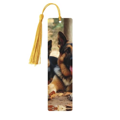 Lesezeichen Deutscher Schäferhund, Holz-Lesezeichen für Buchliebhaber, handgefertigtes Holz-Lesezeichen mit Quaste, Lesezeichen, Ornament, Geschenkanhänger, Etiketten für Basteldekorationen Lesezeichen Deutscher Schäferhund, Holz-Lesezeichen für Buchliebhaber, handgefertigtes Holz-Lesezeichen mit Quaste, Lesezeichen, Ornament, Geschenkanhänger, Etiketten für Basteldekorationen von HCBPWVQA
