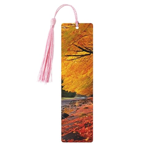 Lesezeichen in Herbstfarben, Holz-Lesezeichen für Buchliebhaber, handgefertigtes Holz-Lesezeichen mit Quaste, Lesezeichen, Ornament, Geschenkanhänger, Etiketten für Basteldekorationen Lesezeichen in Herbstfarben, Holz-Lesezeichen für Buchliebhaber, handgefertigtes Holz-Lesezeichen mit Quaste, Lesezeichen, Ornament, Geschenkanhänger, Etiketten für Basteldekorationen von HCBPWVQA